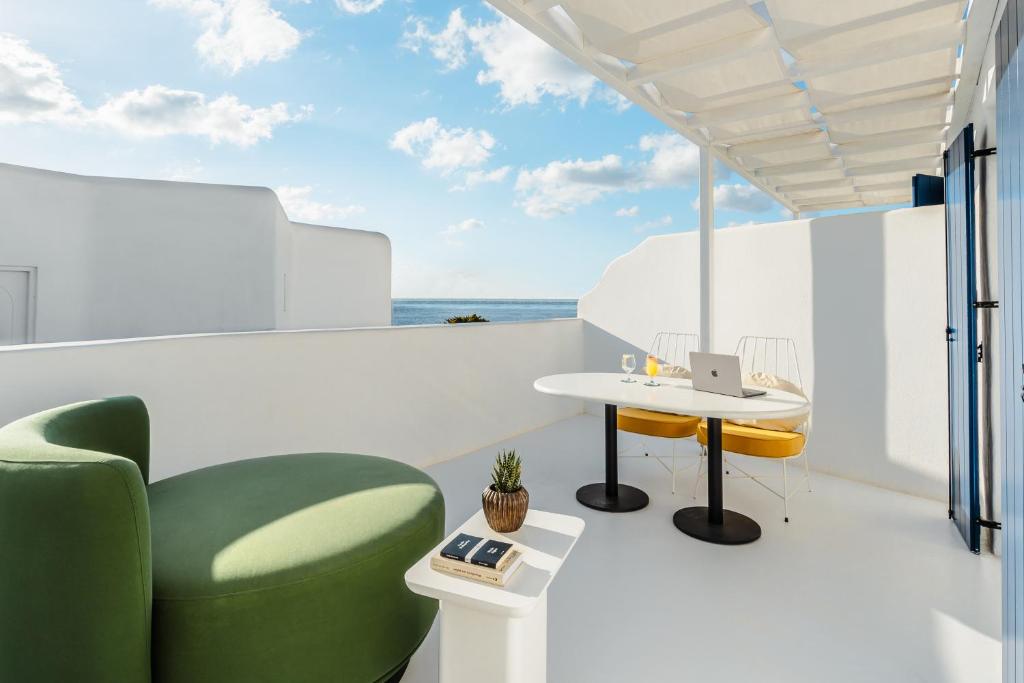 Posezení v ubytování Croco Mykonos