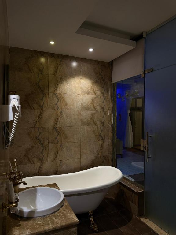 Koupelna v ubytování New Day Chalets for Holiday Homes شاليهات يوم جديد