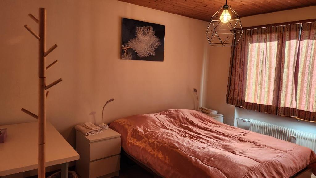 B&B St Moritz客房内的一张或多张床位