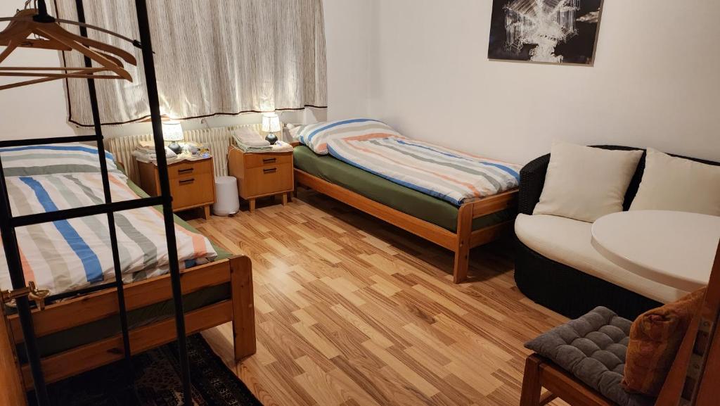 B&B St Moritz客房内的一张或多张床位