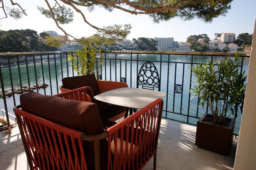 Balkón nebo terasa v ubytování Splendid Hôtel & Spa