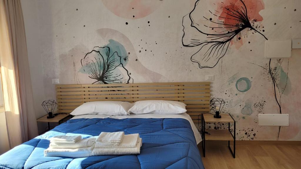 Postel nebo postele na pokoji v ubytování B&B 3Rome Salaria