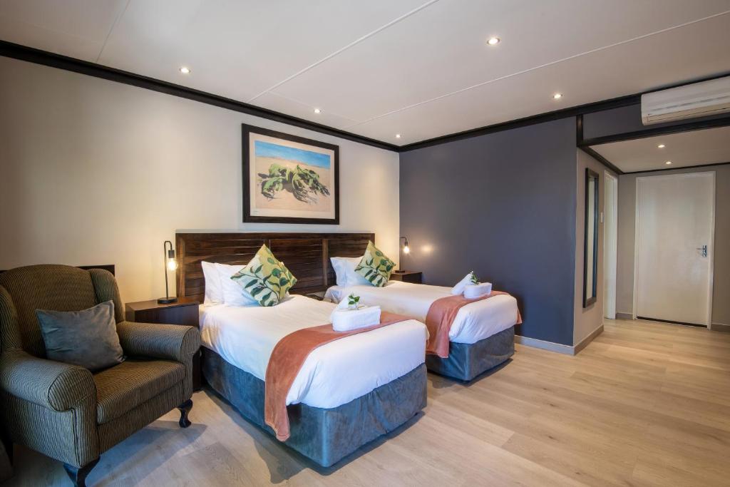 Arebbusch Travel Lodge - Luxuriöses Zweibettzimmer – Ohne Poolblick