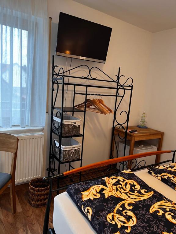 Postel nebo postele na pokoji v ubytování Atelier Reinhart