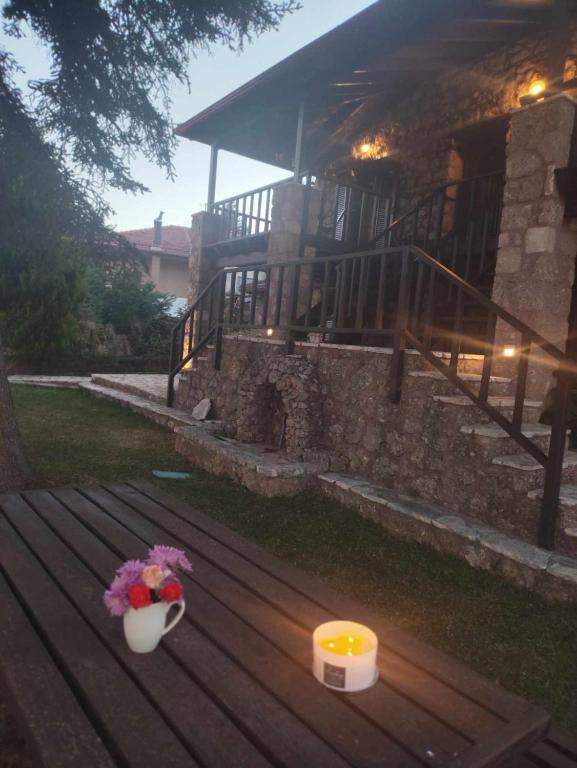Balkón nebo terasa v ubytování Xenonas Epavlis