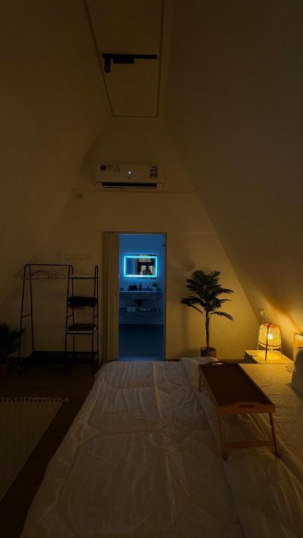 Postel nebo postele na pokoji v ubytování sandhut77