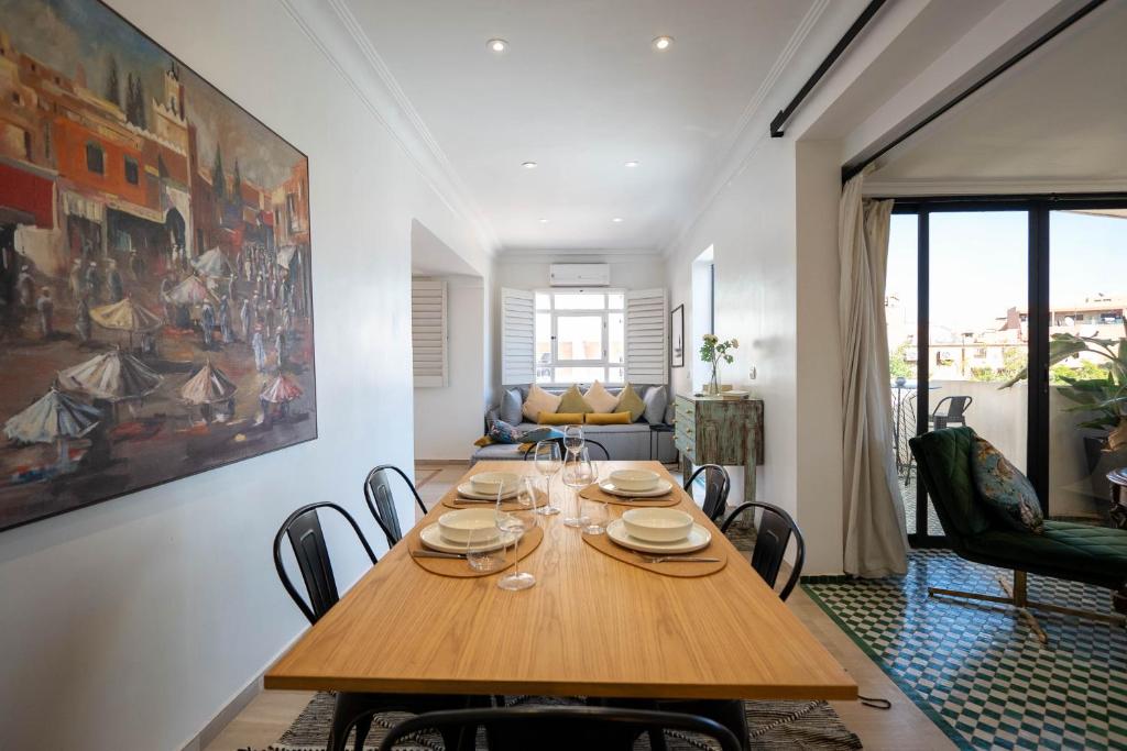 Élégant appartement avec terrasse au cœur Guéliz — photo 2