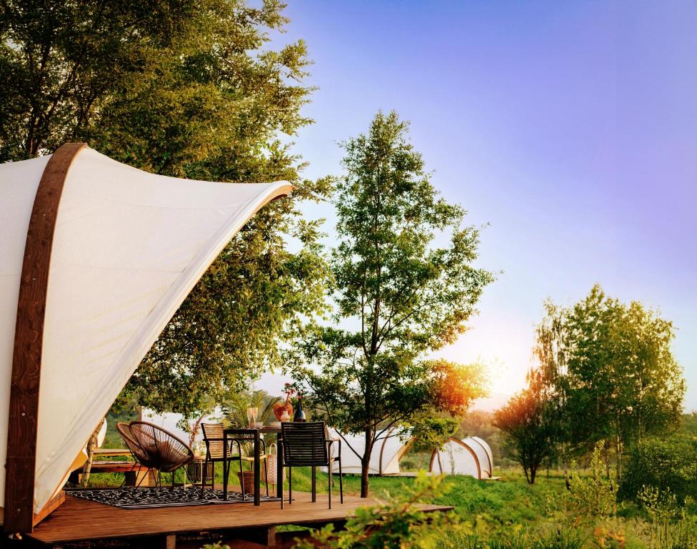 Zahrada ubytování ZENZONE Retreat Resort Rastoke Slunj Plitvice