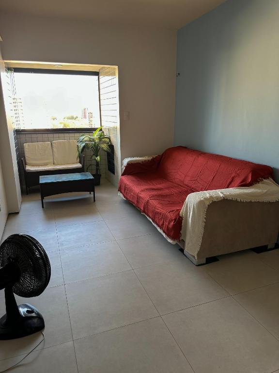 Postel nebo postele na pokoji v ubytování Flat São Luís Litorânea
