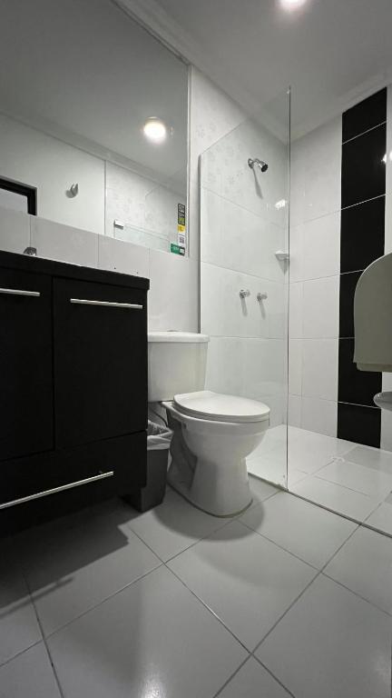 Koupelna v ubytování Hotel Medellín 66