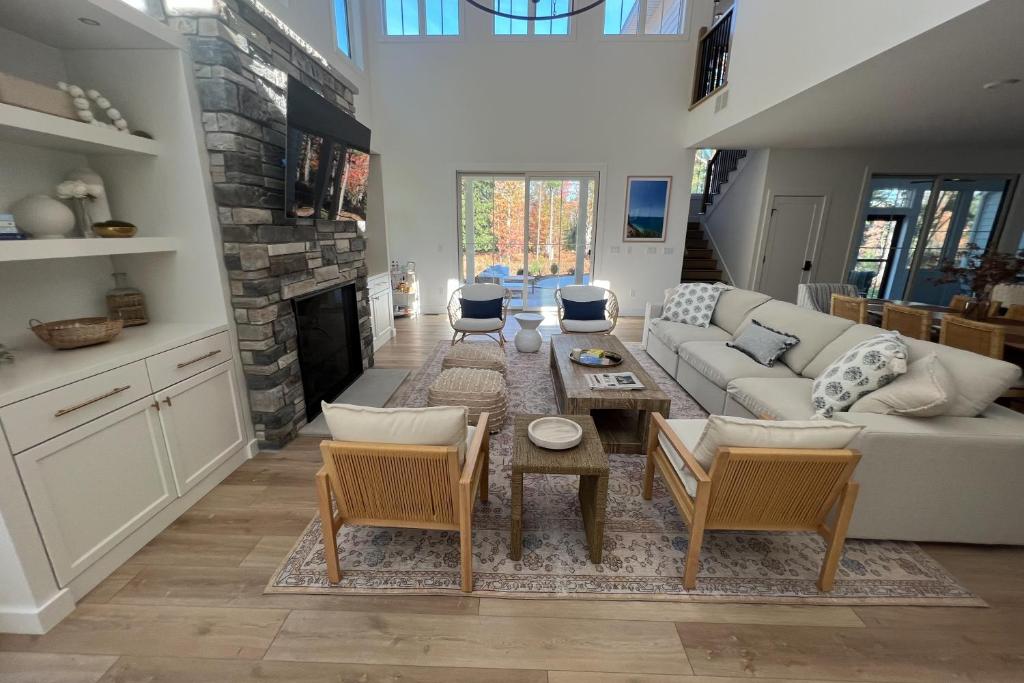 Posezení v ubytování The Kottage