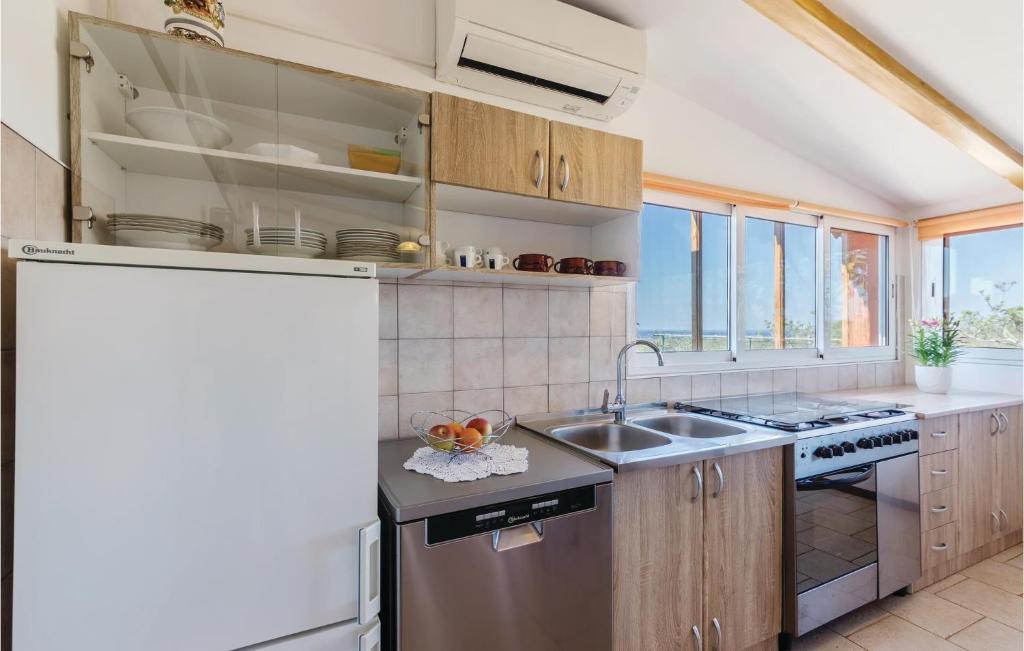 Kuchyňa alebo kuchynka v ubytovaní 2 Bedroom Amazing Home In Vodnjan