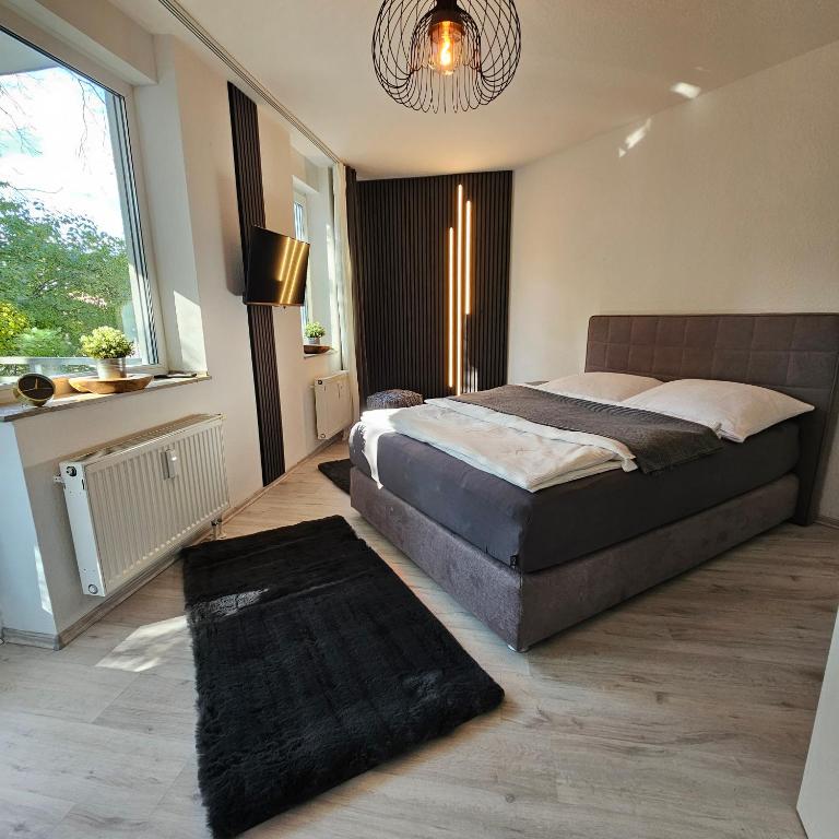 Postel nebo postele na pokoji v ubytování My Exclusive Sweet Home S62