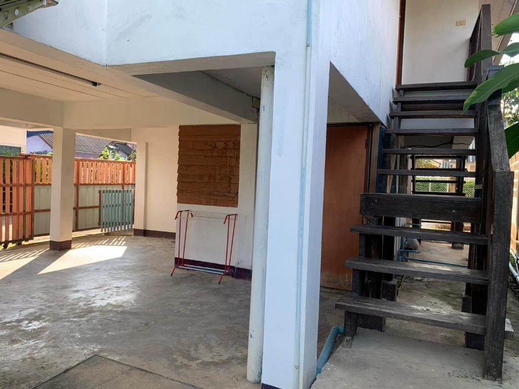Balkón nebo terasa v ubytování Krapow House