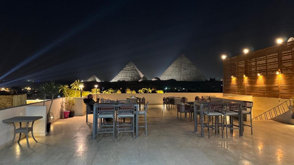 Restaurace v ubytování Konooz Pyramids Hotel