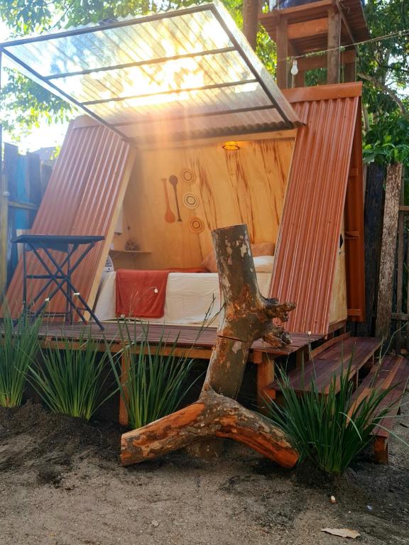 Zahrada ubytování Mucajá Camping&Glamping 80mts Ilha do Amor