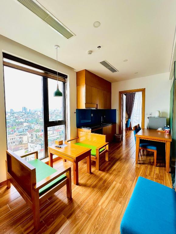 Căn hộ 2 phòng ngủ nhìn ra cảnh thành phố