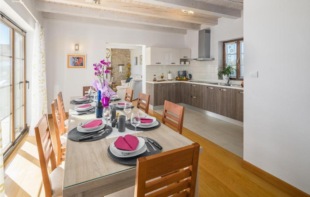 Kuchnia lub aneks kuchenny w obiekcie Pet Friendly Home In Barban With Sauna