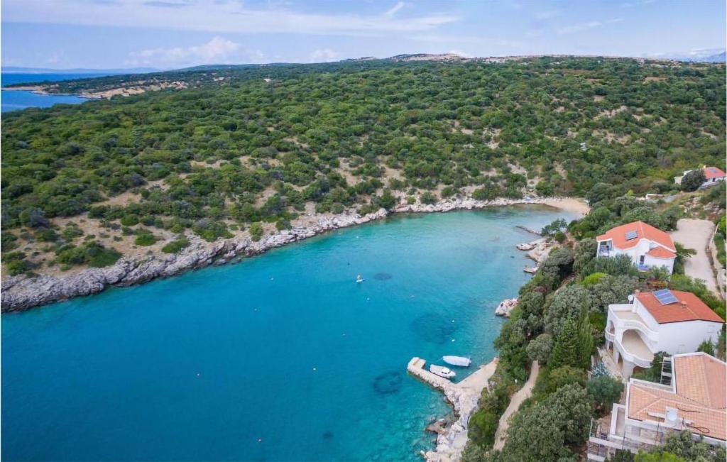 an aerial view of a body of water at Pet Friendly Home In Potocnica in Potocnica
