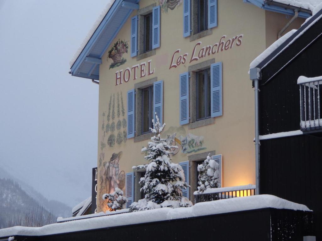Hotel Les Lanchers v zimě