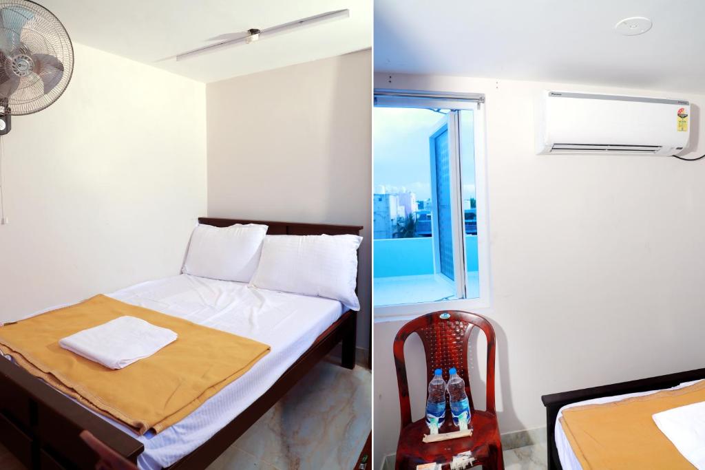 Postel nebo postele na pokoji v ubytování Lily Homestay