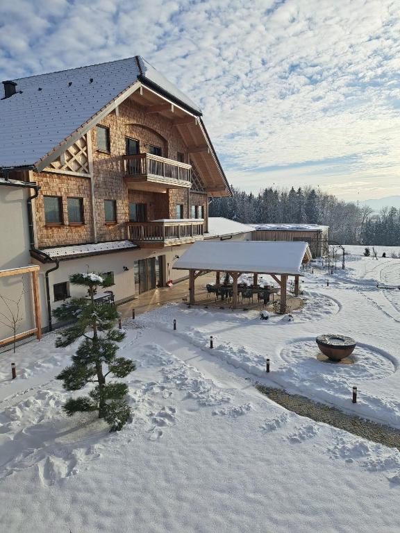 Rosenhof Salzburger Seenland v zimě