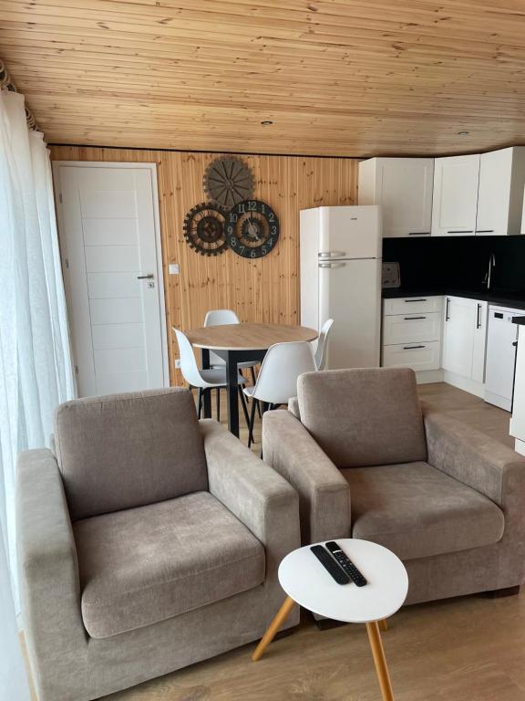 Kuchyň nebo kuchyňský kout v ubytování Le Chalet d'Amélia