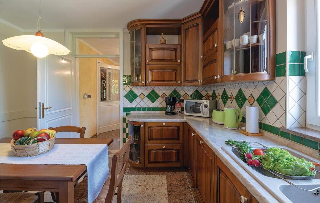 Kuchyňa alebo kuchynka v ubytovaní 5 Bedroom Beautiful Home In Labin
