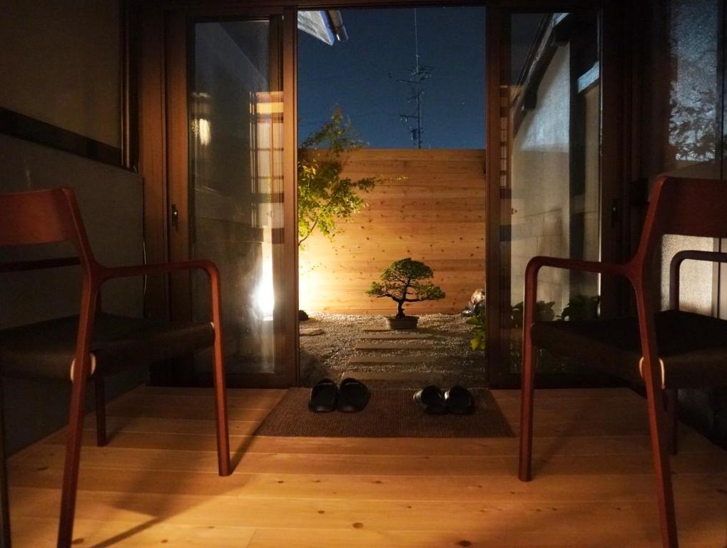 Balkón nebo terasa v ubytování 城下町の一棟貸し 今来 Konrai - Private-use guesthouse