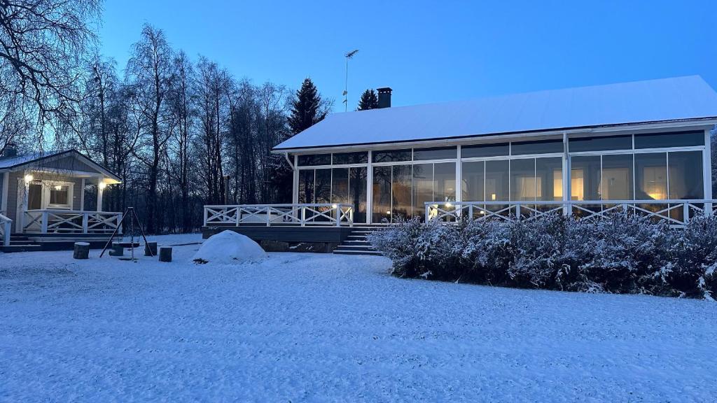 Villa Sofia In Lapland v zimě