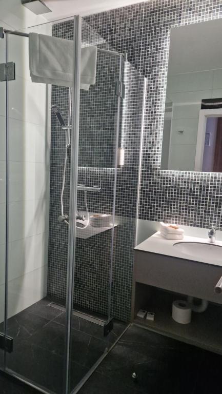 Koupelna v ubytování Tvrdjava Rooms - Novi Sad