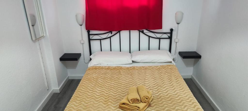 Posteľ alebo postele v izbe v ubytovaní Apartment Molinos Relax