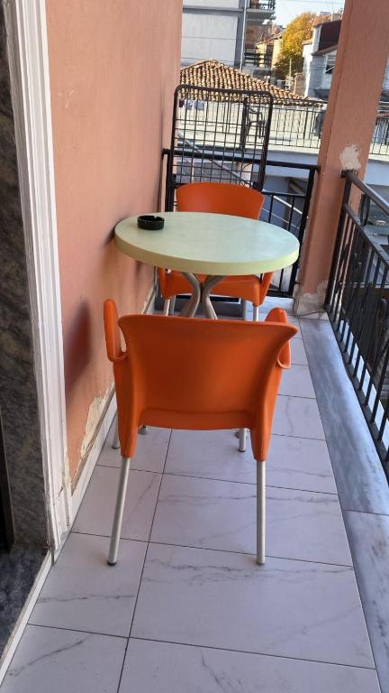Balkón nebo terasa v ubytování Oasis