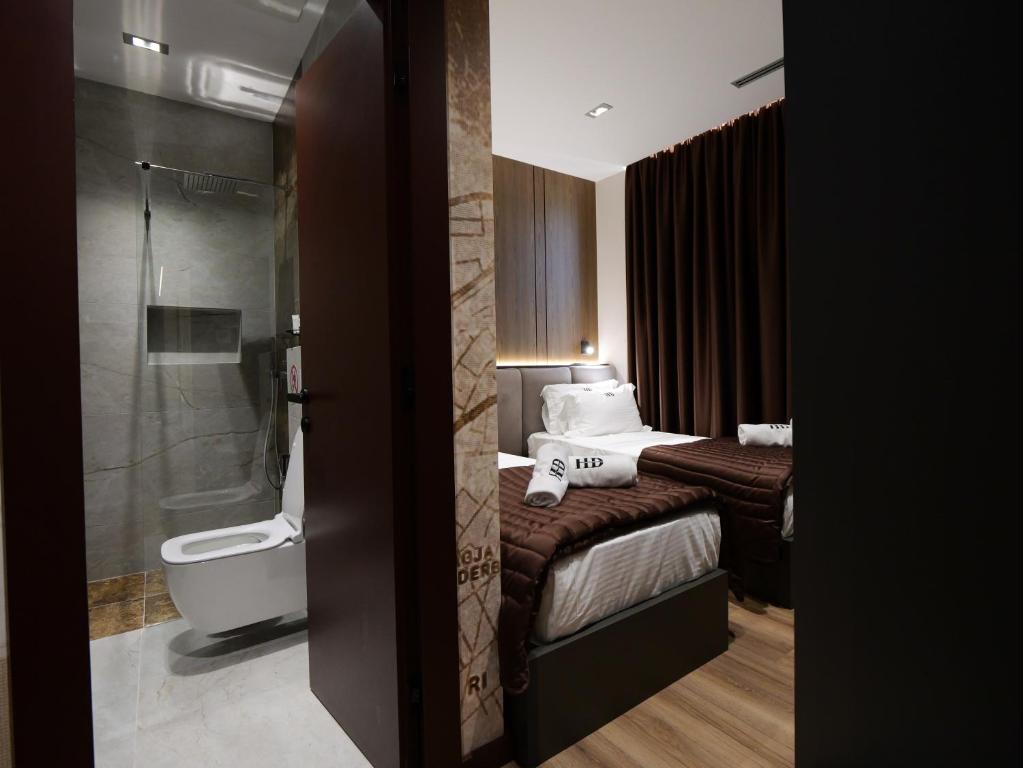 Koupelna v ubytování Dial Hotel