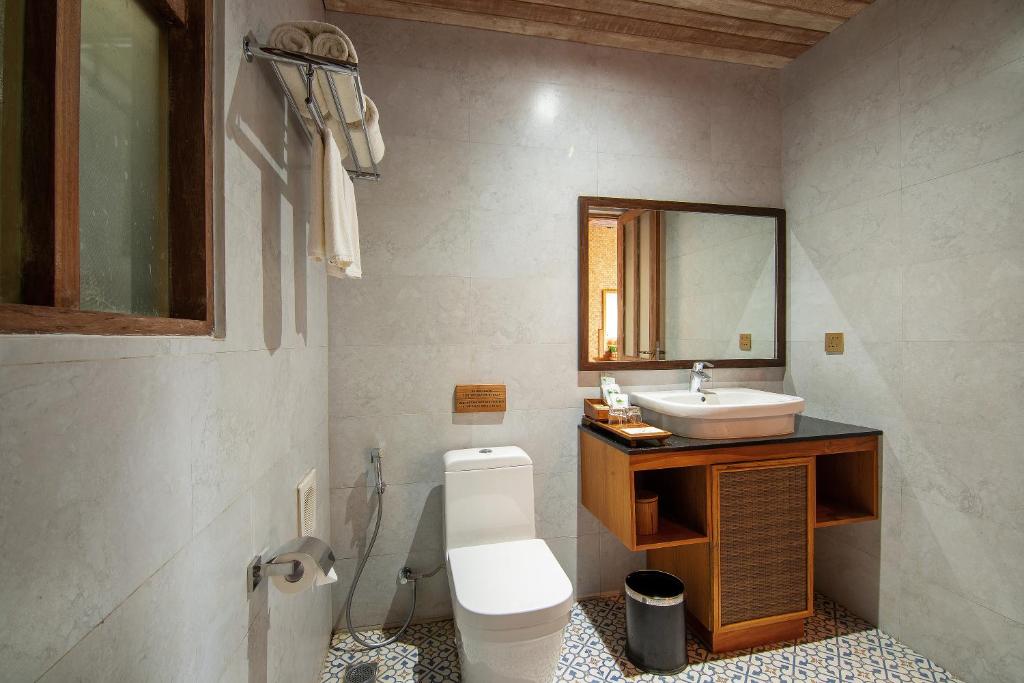 Koupelna v ubytování Munduk Heaven Luxury Villas