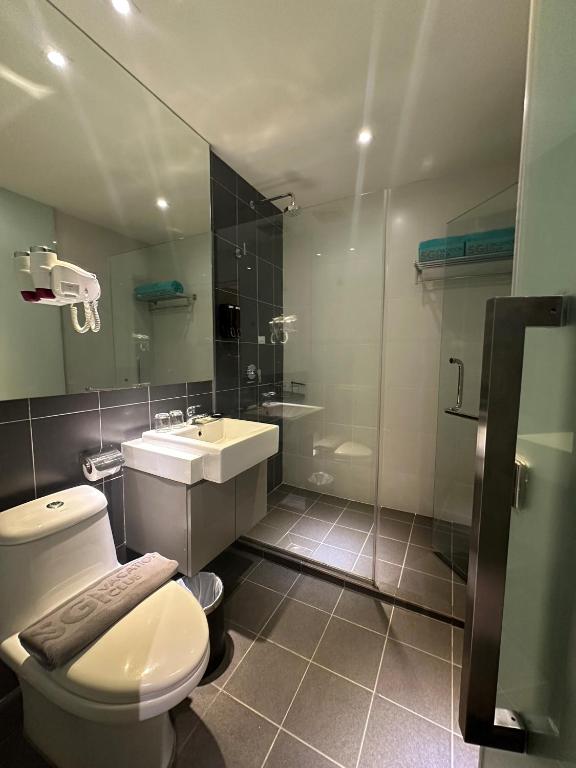 Koupelna v ubytování SGI Vacation Club Hotel