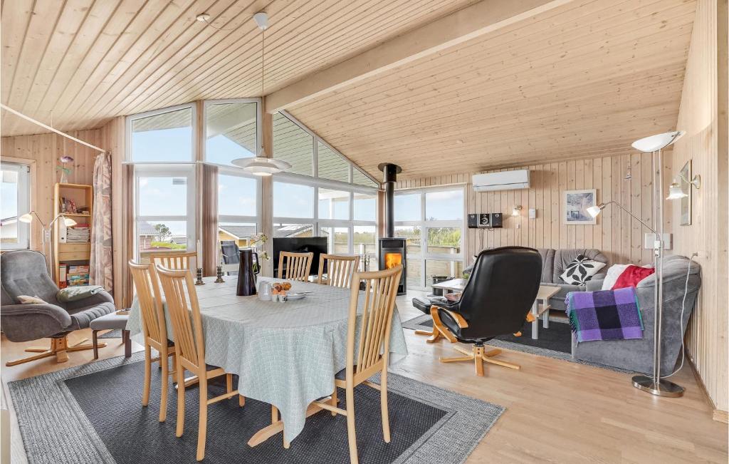 Posezení v ubytování Holiday Home Hannesvej V