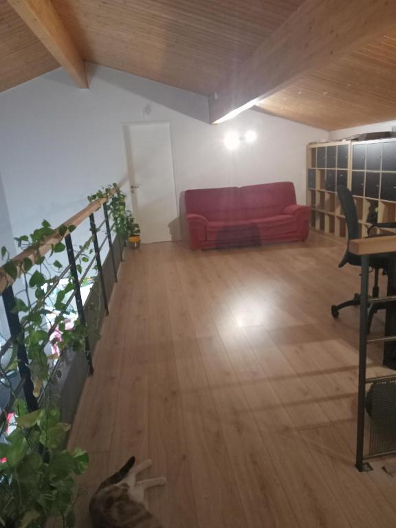 Posezení v ubytování Maison avec piscine, Ker Animheart