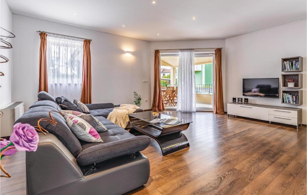 TV a/nebo společenská místnost v ubytování Four-Bedroom Holiday Home In Pazin