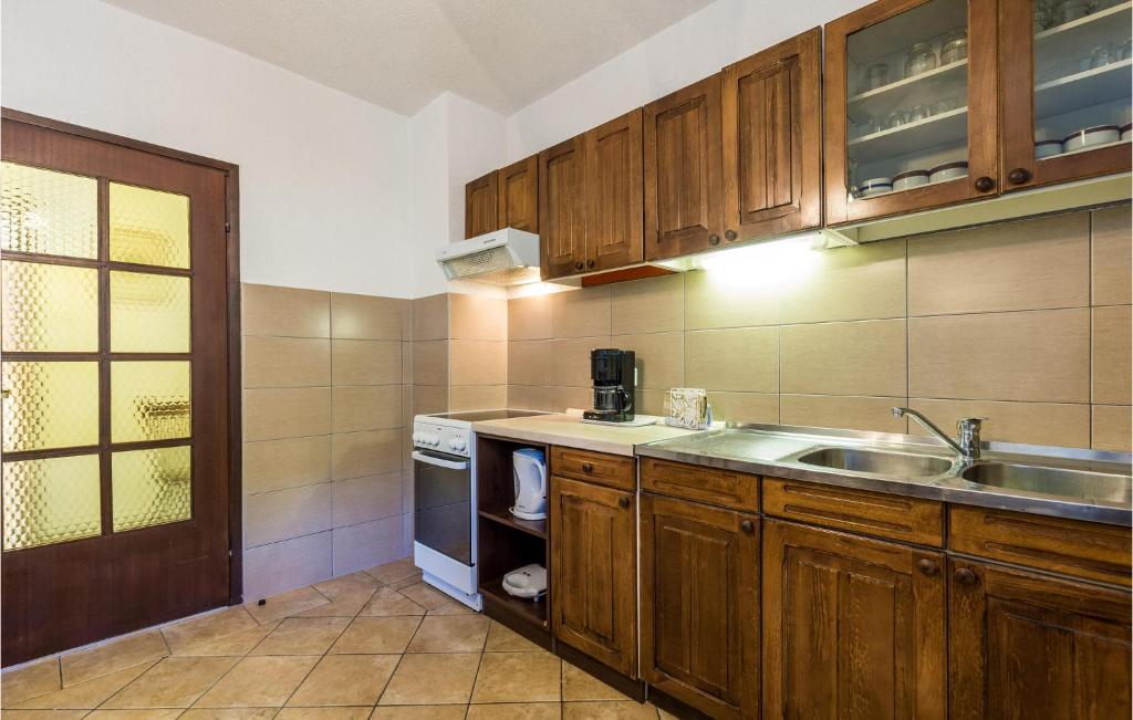 Kuchyňa alebo kuchynka v ubytovaní Stunning Apartment In Sveti Juraj