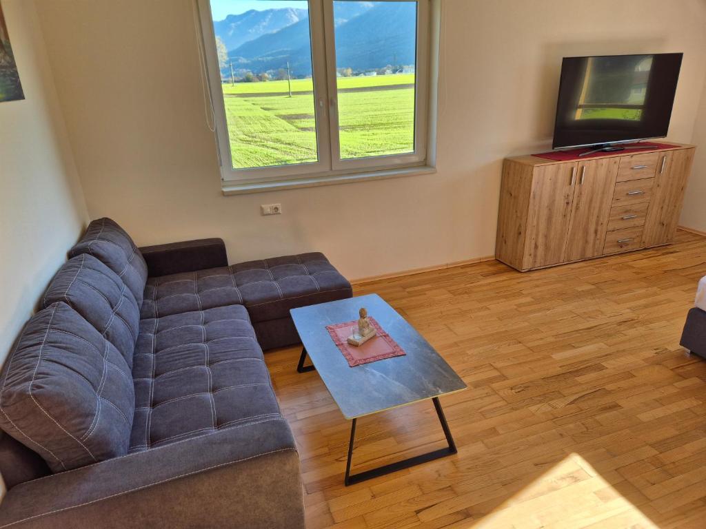 Posezení v ubytování Ferienwohnung Schaller