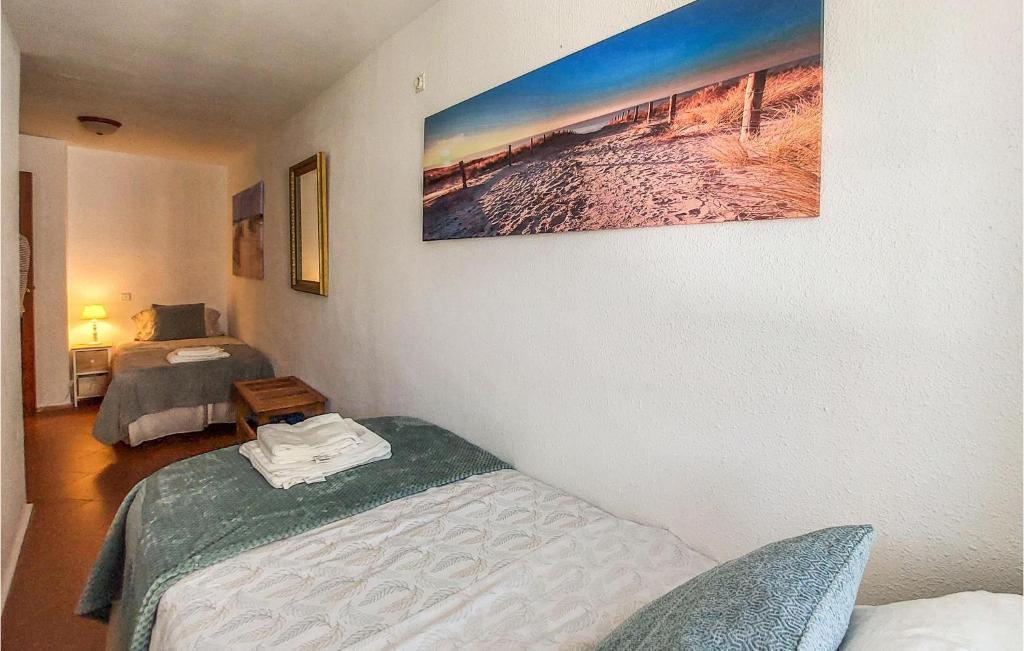 Posteľ alebo postele v izbe v ubytovaní 2 Bedroom Gorgeous Home In Malaga