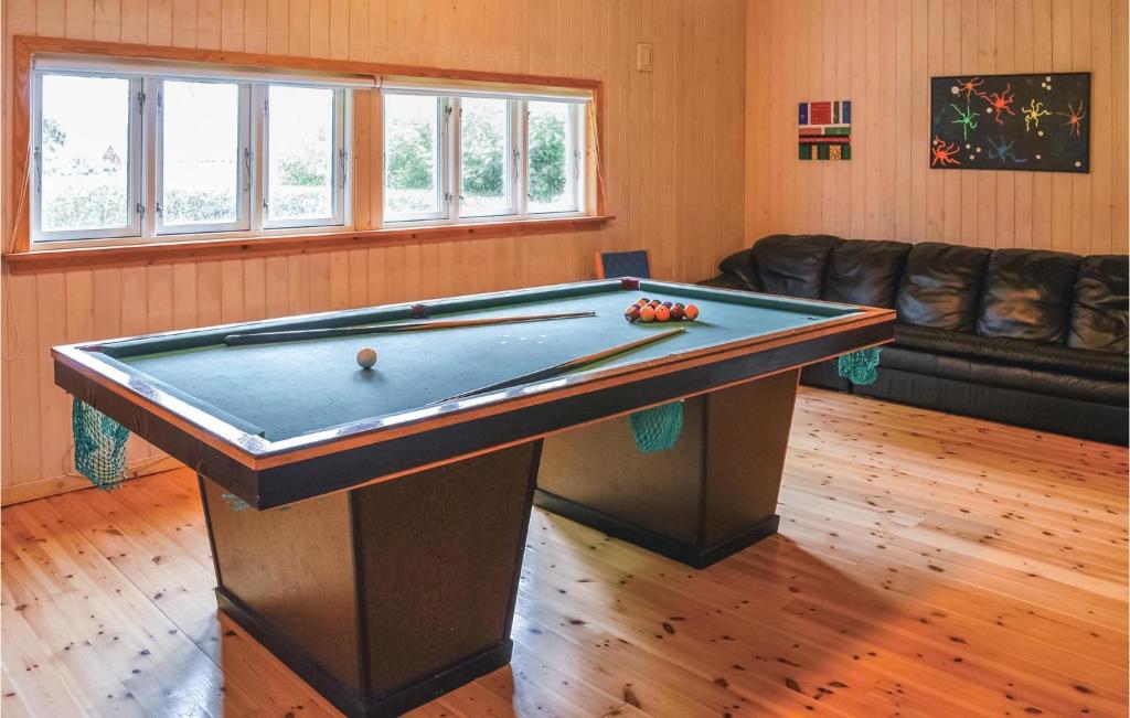 Biliár nebo kulečník v ubytování Holiday Home Ringkobing Ii