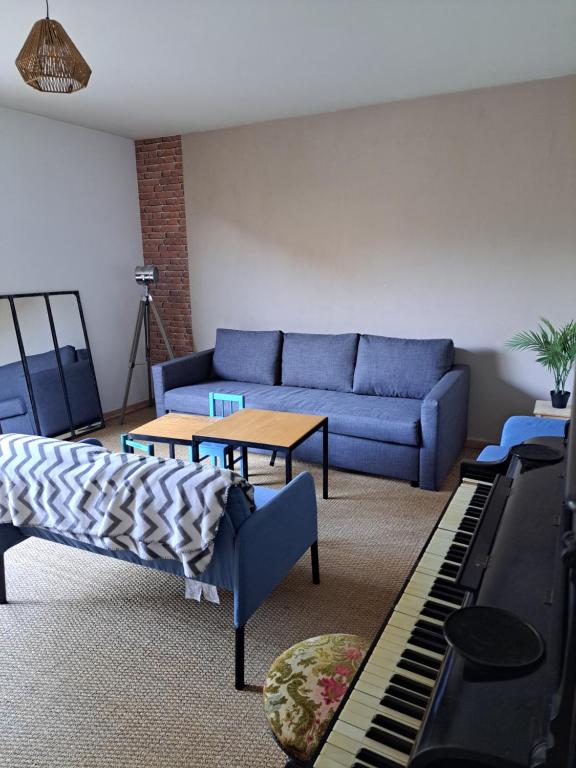Posezení v ubytování Chambre dans maison en colocation