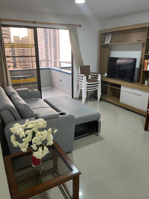 Телевизор и/или развлекательный центр в Frente al mar, Boca grande APT1105