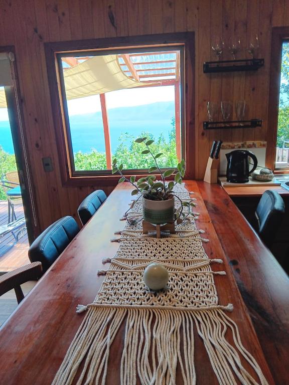 Cabañas Ayalén con vista al Lago