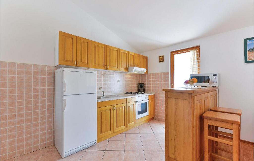 Kuchnia lub aneks kuchenny w obiekcie Lovely Apartment In Kustici With Wifi