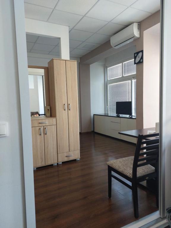 Kuchyň nebo kuchyňský kout v ubytování Apartmani Kuzman