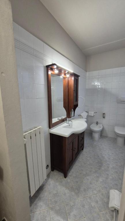 Koupelna v ubytování Hotel Le Cerbaie