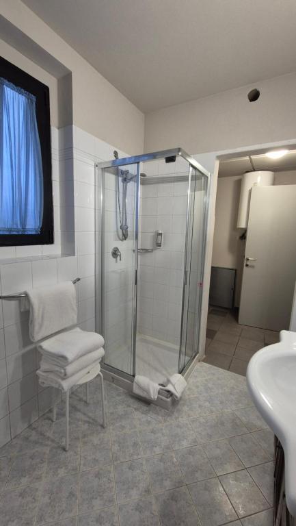 Koupelna v ubytování Hotel Le Cerbaie